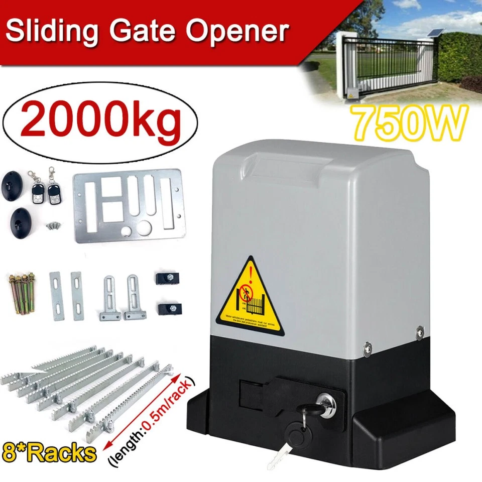 Automatic Sliding Gate Opener Rack Driven Sliding Gate Motor with Remote Control - Image 2 of 4