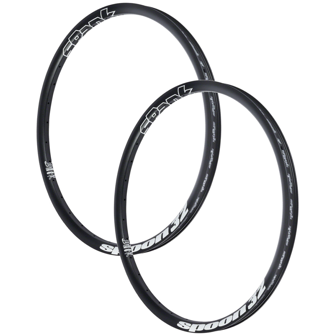 Упаковка из 2 ободов для горного велосипеда Spank Spoon из сплава 32 26 только для дисков Черный 28690₽