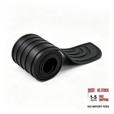 Car Rear Bumper Protector, 41 x 3.4 Inch Universal Anti-Scratch Rubber Black