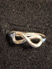 Sterling Silver 925 Infinity Ring Size 8 — photo 1