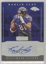 2016 Panini Donruss Signature Series Holo Silver 26/50 Kaelin Clay #2 Auto l7u