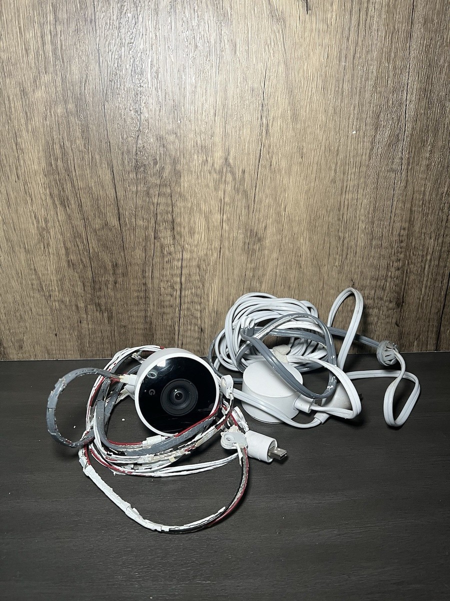 Google Nest Cam Outdoor Security Camera extension Wired NC2100ES Night  Vision