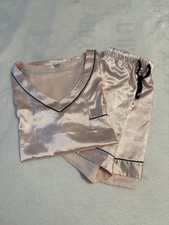 Ekouaer Pajama Sleepwear Set Pink Size XL Women