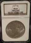 1922 Philadelphia Peace Silver Dollar $1 NGC MS64