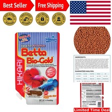 Tropical Betta -Gold Fish Food 0.70 oz - Enhanced Nutrition with Spirulina