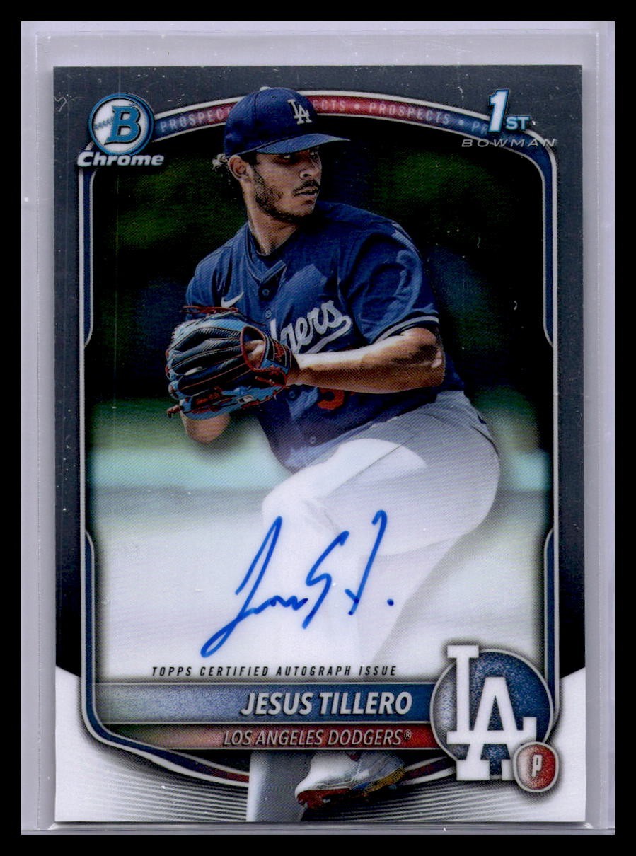 2025 Bowman - Jesus Tillero 1st #CPA-JT Chrome Auto