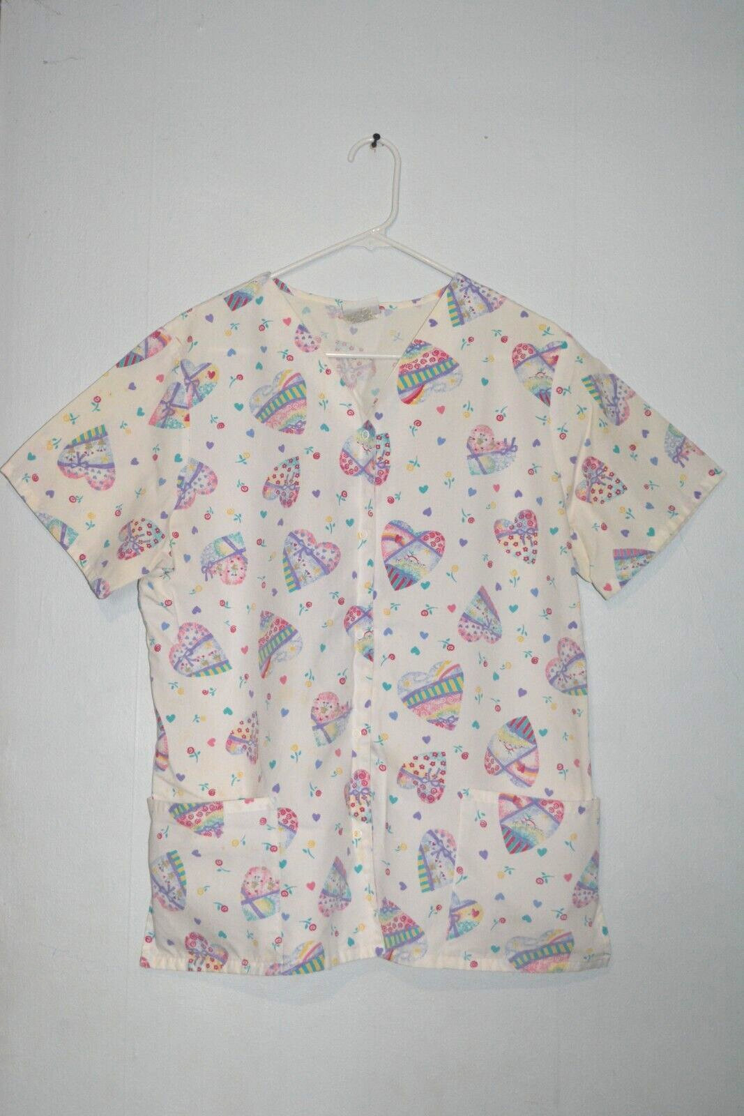 Simply Basic Women’s Large White Heart Spring Sna… - image 1