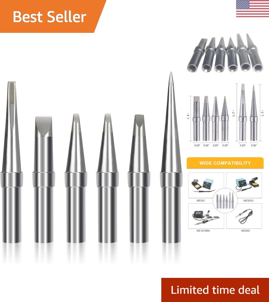 High Quality Soldering Iron Tips - Compatible with Weller ET Soldering Iron