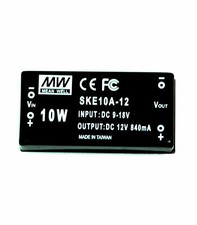 New MEAN WELL SKE10A-12  DC to DC Converter  12V 10W 8 Pins x1PC