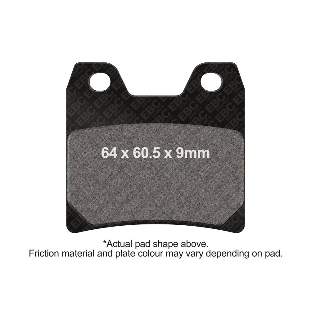EBC Double H Sintered Street Brake Pad Rear Right Yamaha XJR 1300 C 2015 - 2016