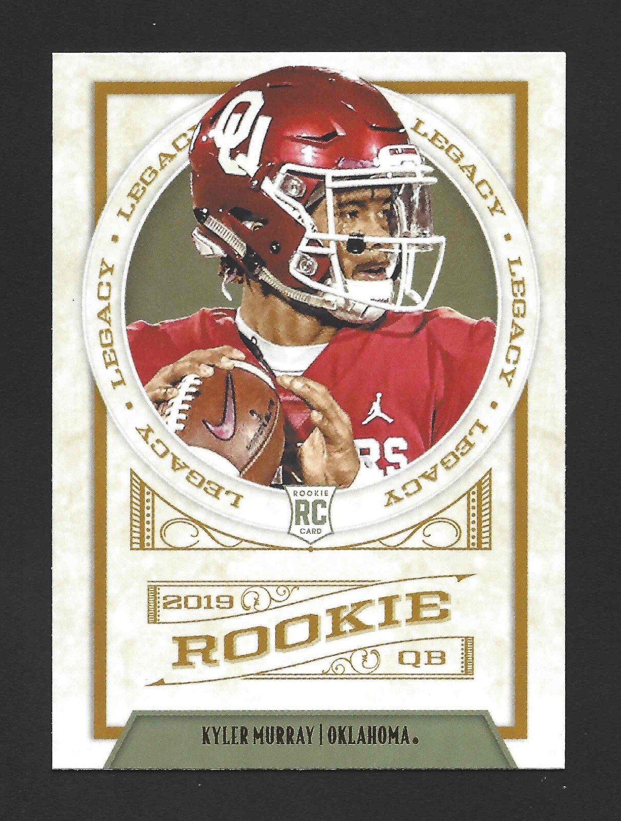 2019 Panini Legacy #182 KYLER MURRAY Raw - Oklahoma Sooners - RC