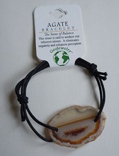 Brazilian AGATE BRACELET - US Seller - Natural Stone Fashion Jewelry - NEW A33