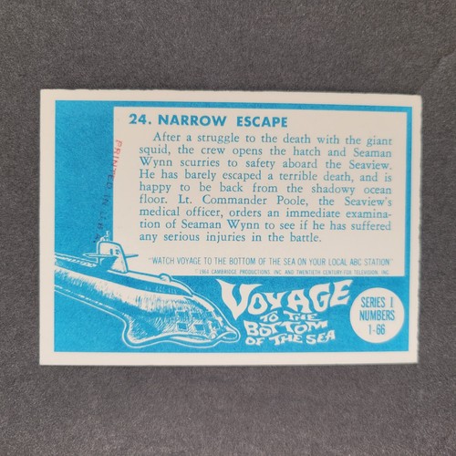 TARJETAS DE VIAJE AL FONDO DEL MAR tu elección alto grado más nuevo montado - como nuevo 1965 - Imagen 49 de 133