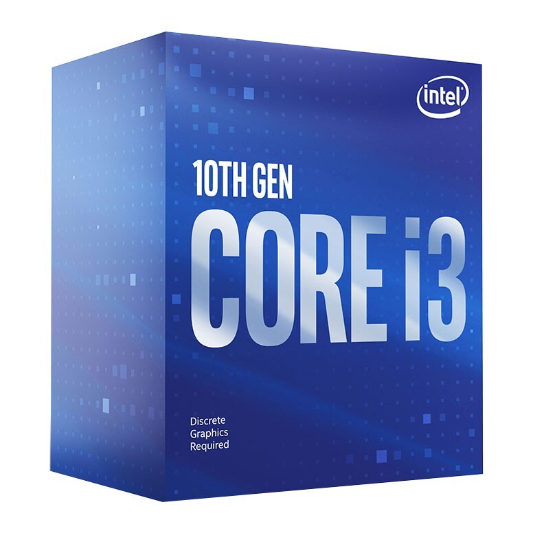 Intel® Core™ i3-10100F Processor, 4 Cores, Up to 4.3 GHz, No