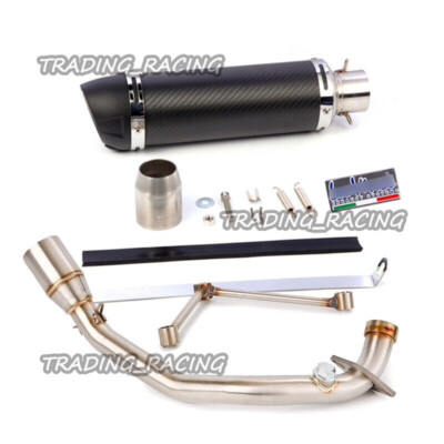 For Yamaha BWS125 2002-2017 Exhaust Tips Silencer Slip On Front Link Pipe Header