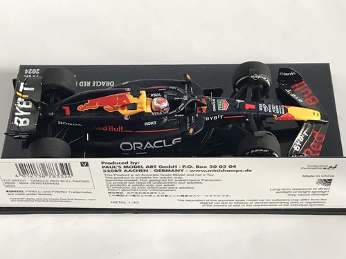 Minichamps 410240101 Red Bull RB20 Max Verstappen #1 F1 World Champion 2024 1:43 - Picture 2 of 24
