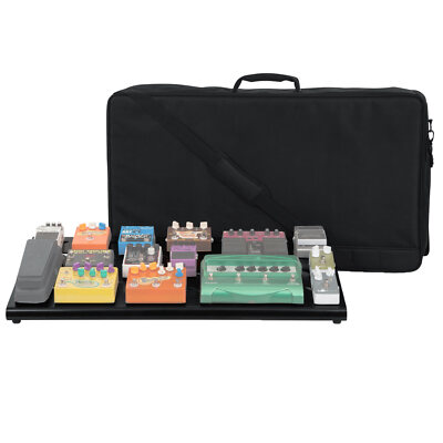 Gator Cases GPB-XBAK-1 Extra Large Black Aluminum Guitar Bass Pedal Board w B...