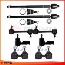 Set Of 10 For 2003-2008 Hyundai Tiburon Front Rear Tie Rod Ends Ball Joints Kit