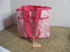 Kids Gardening Tote - Pink with white polka-dots - Purse - Handle Bag