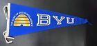 Vintage Brigham Young University College Motto Full Felt Pennant