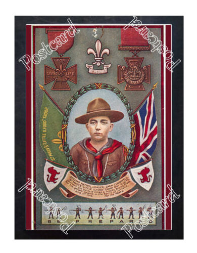 Historic Jack Cornwell, The Great Boy Scout Scouting Postcard - Bild 1 von 2