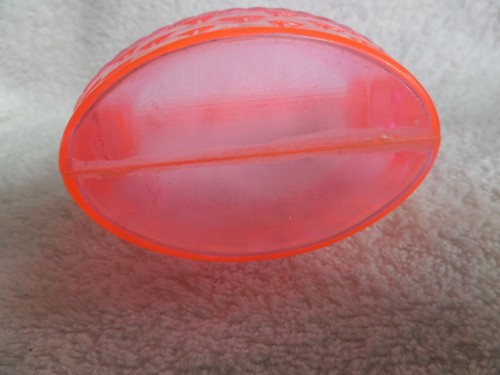 Rosbro Plastics Orange/pink transparent Easter candy basket hard plastic - Picture 7 of 9