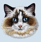 Ragdoll Cat Breed Personalized Embroidered Sweatshirt