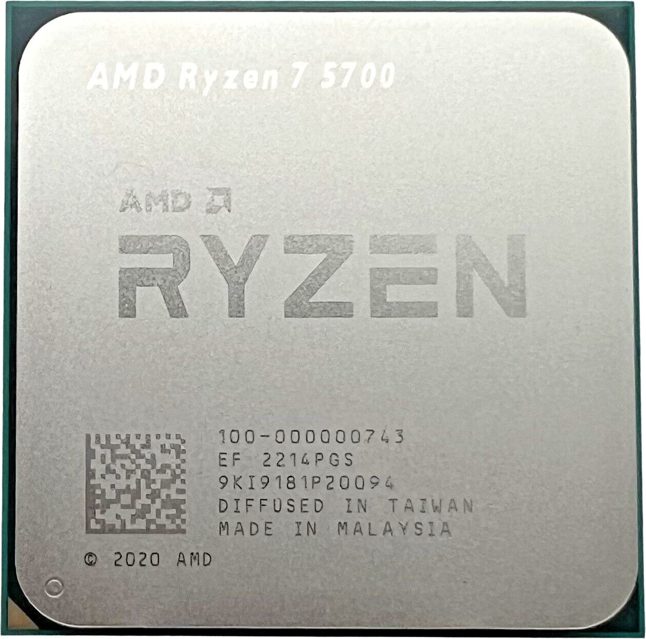 AMD Ryzen 7 5700X 3.4Ghz Processor Silver