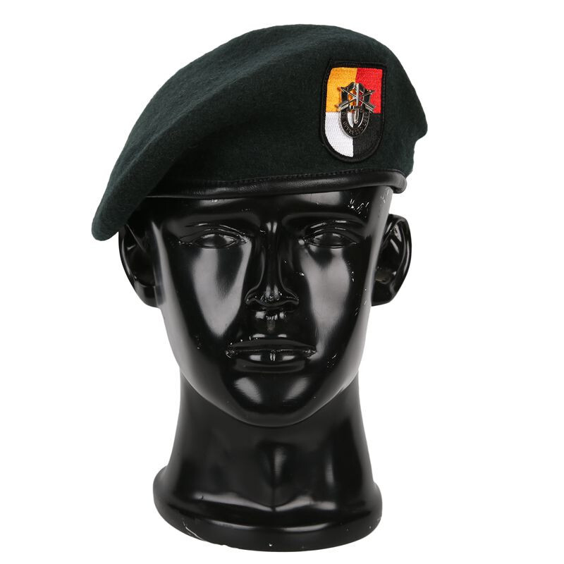 ベレー帽 [AWESOMENEEDS]25Fw-DOT BOWL BERET RIBBON HAT US ARMY 3TH SPECIAL FORCES GROUP GREEN BERET SPECIAL FORCES