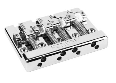Genuine Bridge Assembly HiMass 4-String F...erBass Chrome Alloy