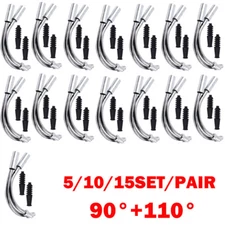 10/20/30PCS Bike V Brake Noodle Cable Guide Pipe Rubber Boots Bicycle Cycling US