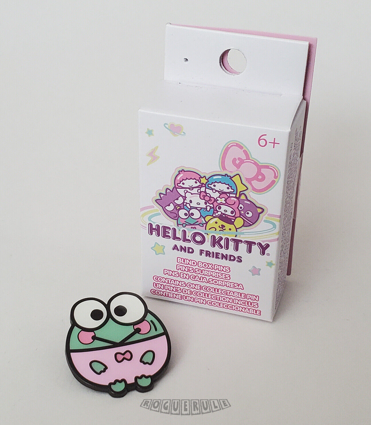 🚦Hello Kitty - Keroppi Round Enamel Pin - Opened Blind Box - Loungefly -  New!