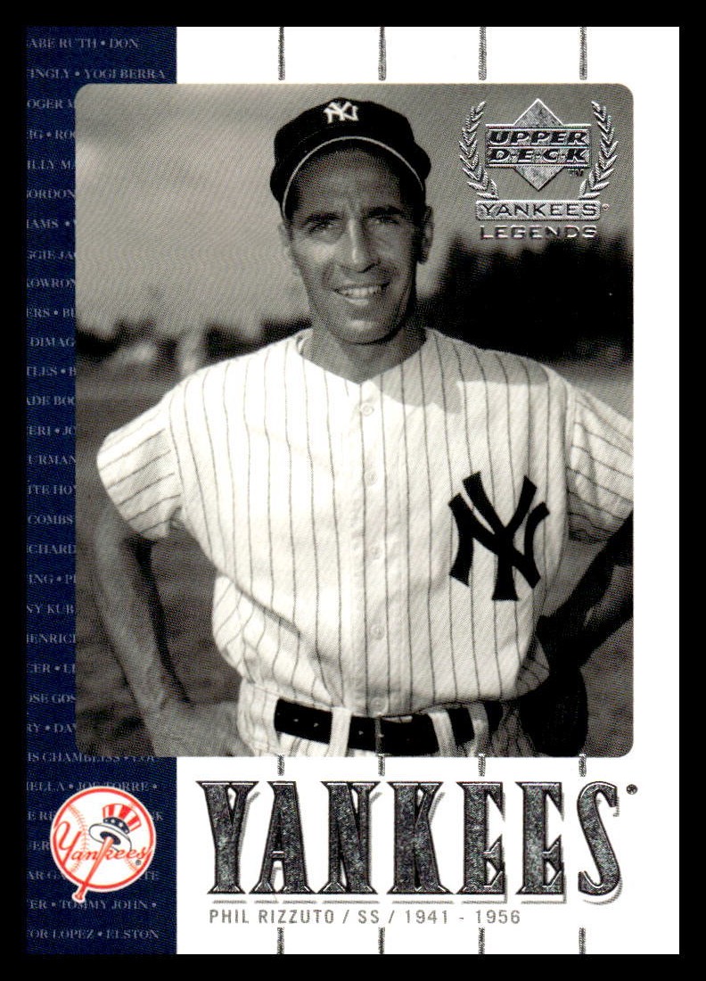 2000 Upper Deck Yankees Legends  Phil Rizzuto #11 New York Yankees