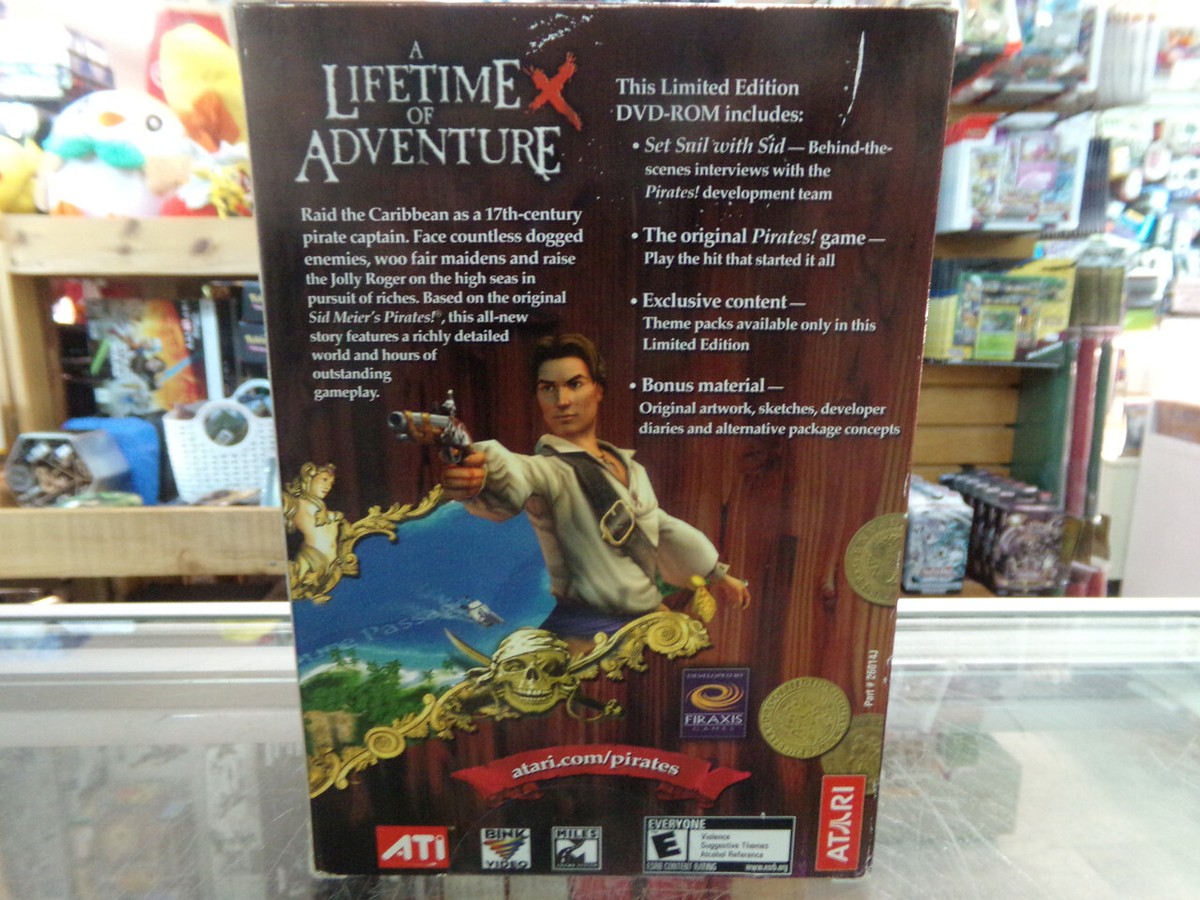Sid Meier's Pirates! Limited Edition DVD Box Set PC Used | eBay