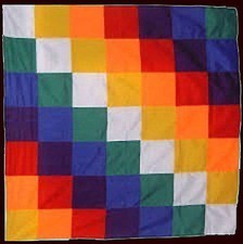 WIPHALA FLAG - Native Peoples - Symbol of the Andean 1.5 M x 1.5 M - Whipala