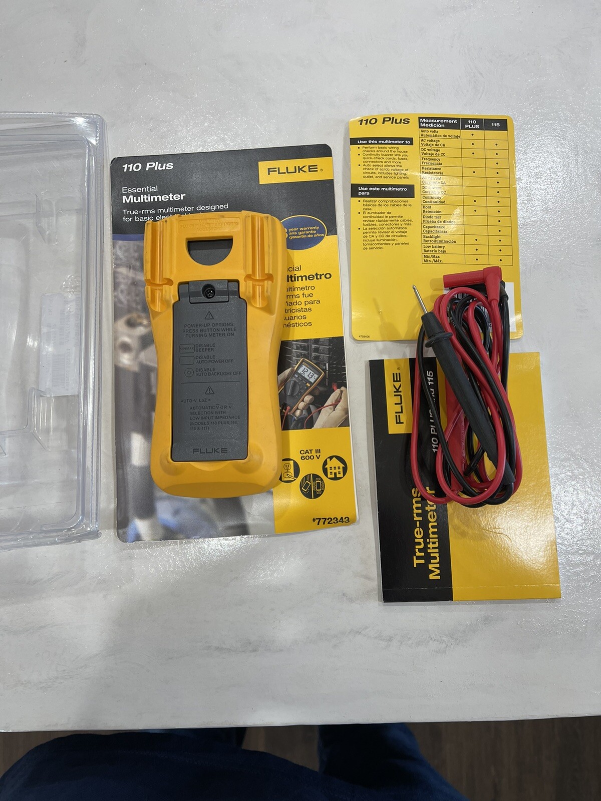 Fluke 110 Plus Essential Multimeter 95969734158 | eBay