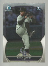 Isaiah Coupet 2023 Bowman Draft 1st Chrome Colorado Rockies #BDC-37
