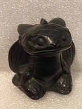 2" Black Toothless How To Train Your Dragon Figurine *Pre-Owned/Nice* c2