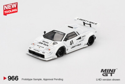 MINIGT LB★Works Lamborghini2台セット MINI GT Lamborghini Countach LB-WORKS White 2024 Tokyo Auto
