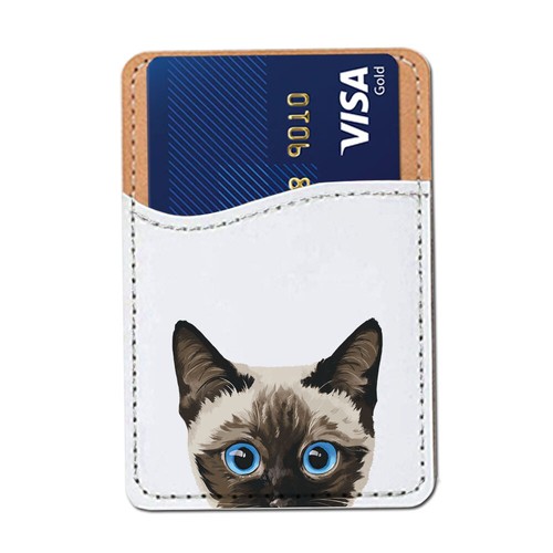 Animal Wallet Card Adhesive Stick On Holder Pouch for Universal Cell Phones - Photo 14 sur 223