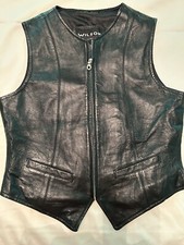 Vintage Women  s Leather Vest