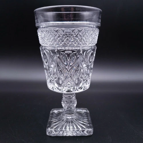 IMPERIAL GLASS OHIO Cape Cod Clear Water Goblet