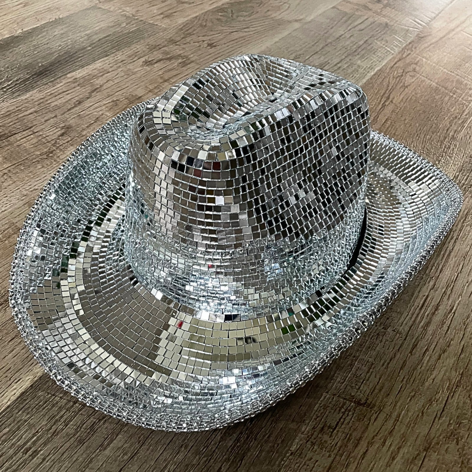 Disco Ball Cowboy Hat, Beyonce Mirror Ball Hat for Concerts , Music