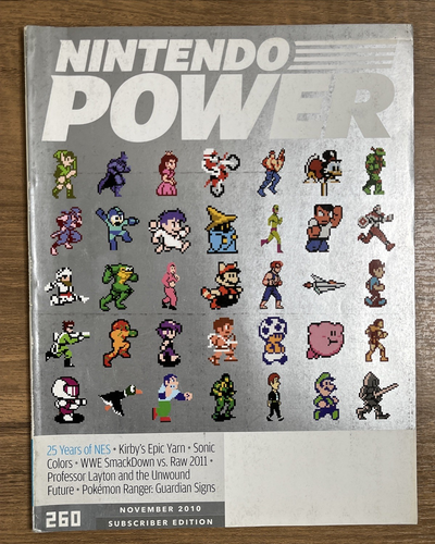 Nintendo Power Volume 260 November 2010 Magazine Subscriber Edition NES 25th