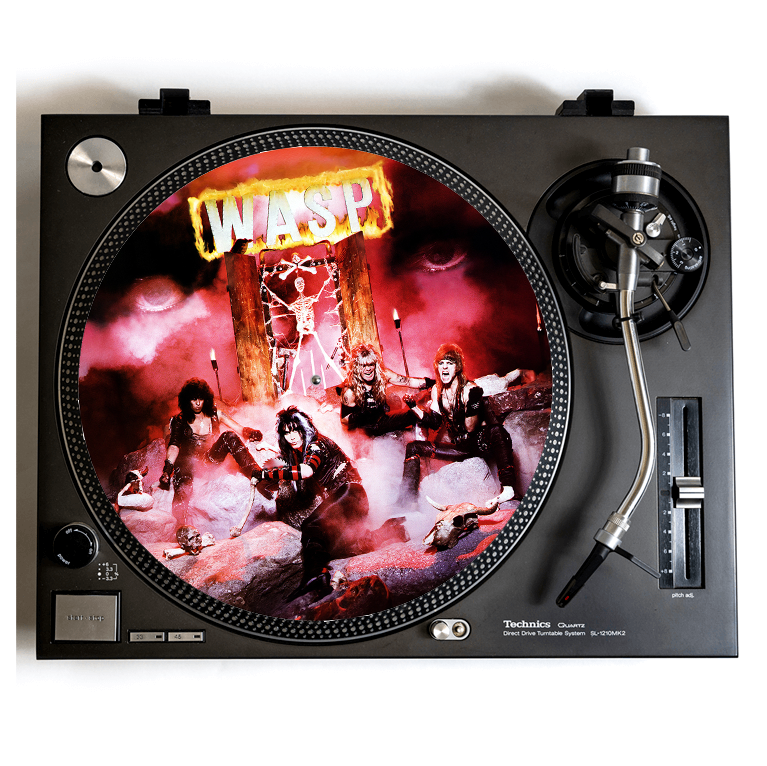WASP Lawless Slipmat Heavy Metal Turntable Accessory for Vinyl Records-image