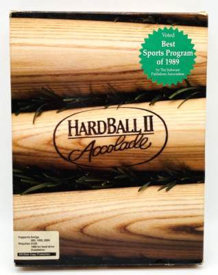 HardBall II Hard Ball 2 Accolade 3,5 DISKETTE PC Big Box OVP