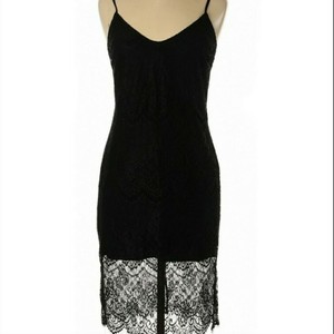 little black dress spaghetti straps