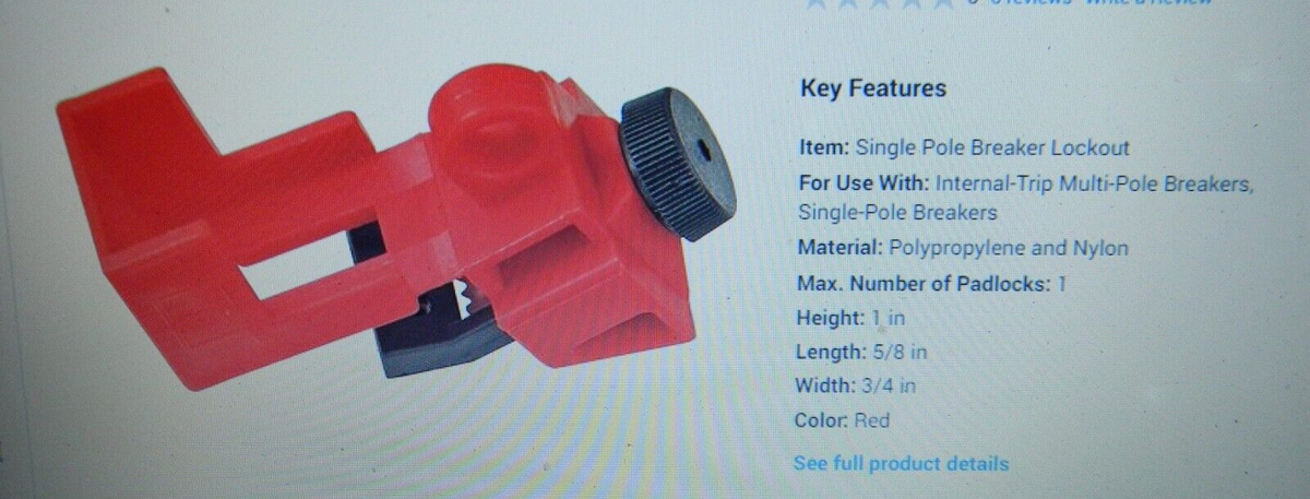 ☆CYページです☆ BRADY, Clamp-On, For 120/277V AC Volt, Single Pole Breaker