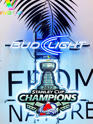 Colorado Sport Avalanche Champions Neon Light Sign 24''x20'' Lamp Wall Decor Beer