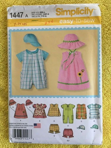 Simplicity Patterns ~ All are Baby Patterns 7-24 LBS * ~ * ~ * ~ * Listing 2428 - Picture 66 of 81